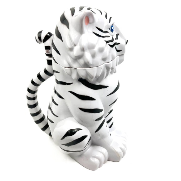 Circus Souvenir Siberian Tiger Flip-top Mug Greatest Show On Earth Collectible - Picture 5 of 7